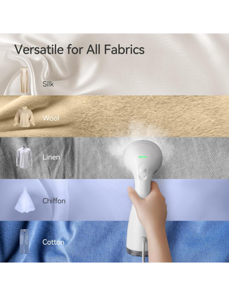 Vaporizador de Ropa HiLIFE HL9 1100W 300ml Portátil Blanco