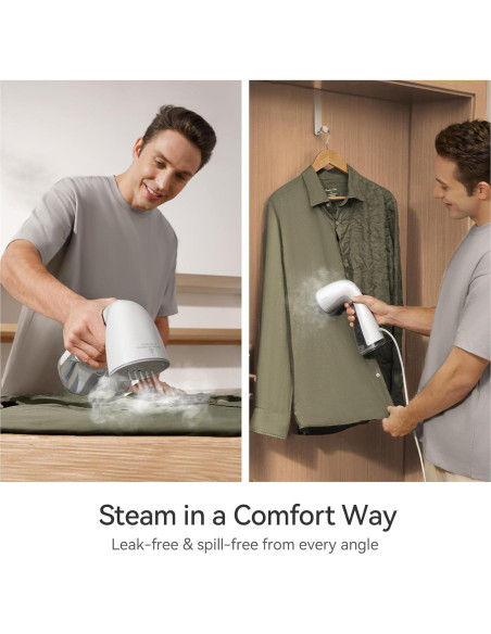 Vaporizador de Ropa HiLIFE HL9 1100W 300ml Portátil Blanco