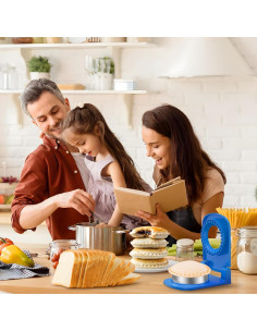 Cortador de Sándwich 2 en 1 HiYZ - Acero Inoxidable - Azul 2