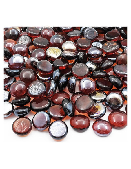 Canicas de Vidrio Ámbar Ismosm 0.91 kg para Decoración