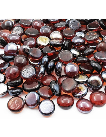 Canicas de Vidrio Ámbar Ismosm 0.91 kg para Decoración