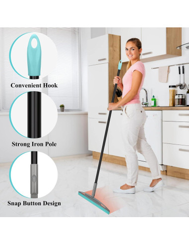 Escoba Mágica Multifuncional KeFanta 150 cm Azul para Piso