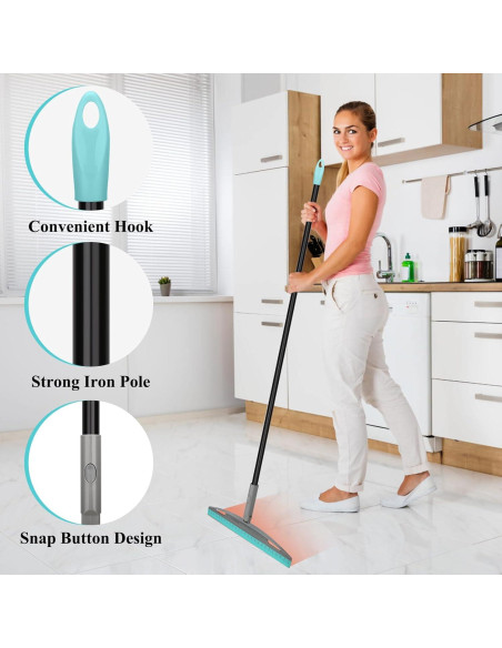 Escoba Mágica Multifuncional KeFanta 150 cm Azul para Piso