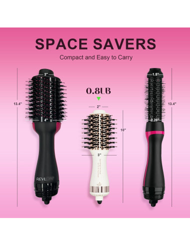 Cepillo Secador de Cabello Olaermoso 4 en 1 Doble Voltaje 110-240V