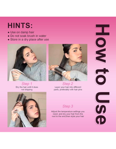 Cepillo Secador de Cabello Olaermoso 4 en 1 Doble Voltaje 110-240V