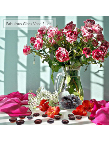 Canicas de Vidrio Ámbar Ismosm 0.91 kg para Decoración