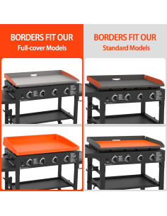 Alfombrilla de Silicona AOBHI para Plancha Blackstone 91x55 cm 2