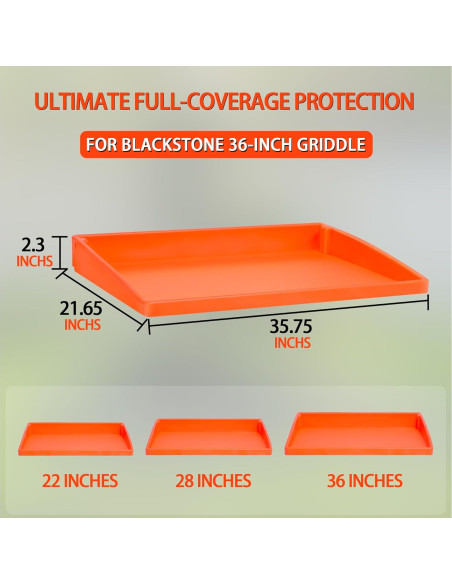 Alfombrilla de Silicona AOBHI para Plancha Blackstone 91x55 cm