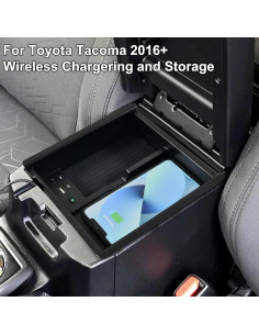 Cargador Inalámbrico Toyota Tacoma 2016-2023 45W USB-A USB-C 2