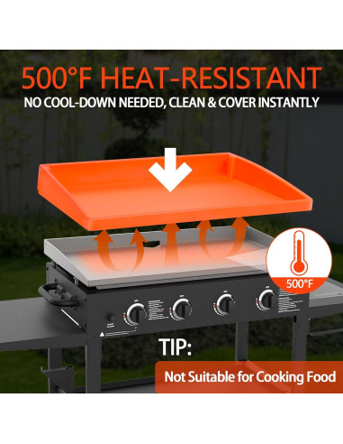 Alfombrilla de Silicona AOBHI para Plancha Blackstone 91x55 cm