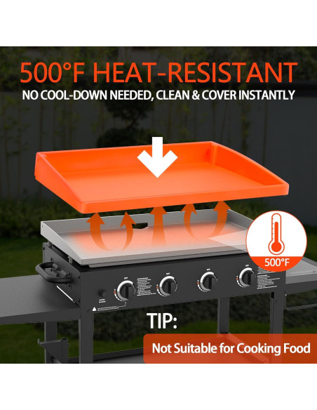 Alfombrilla de Silicona AOBHI para Plancha Blackstone 91x55 cm