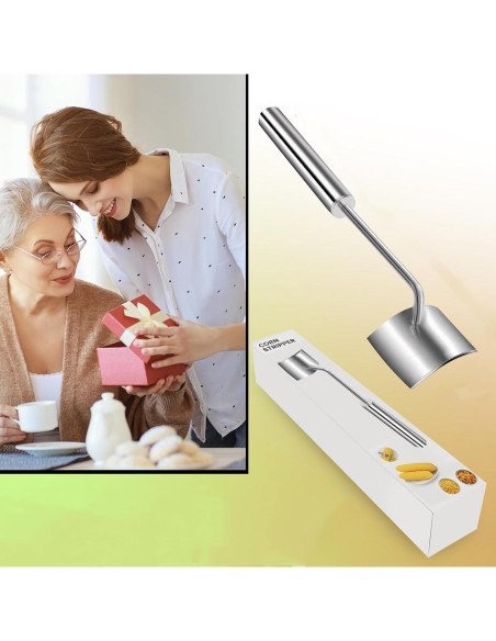 Pelador y Desgranador de Maíz Thcbme - Acero Inoxidable, 2 Pcs