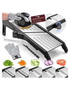 Cortador de Alimentos Mandolina Gramercy - Acero Inoxidable