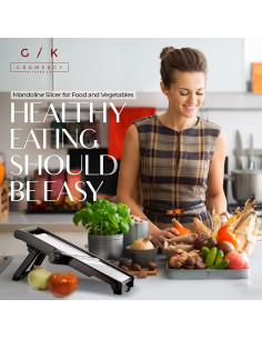 Cortador de Alimentos Mandolina Gramercy - Acero Inoxidable 2