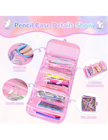 Juego de Marcadores Aromatizados 54 PCS Unicornio Nasominako