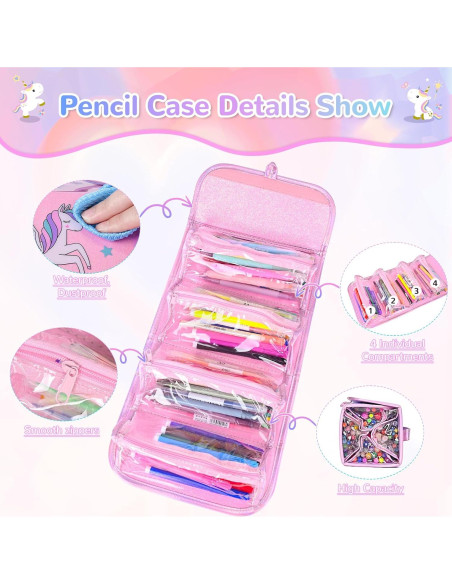 Juego de Marcadores Aromatizados 54 PCS Unicornio Nasominako