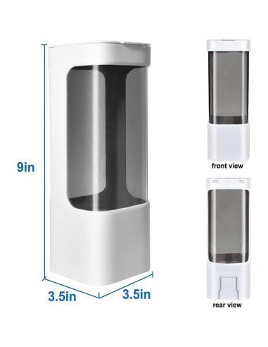 Dispensador de Tazas IWNTWY Blanco para Tazas de 3oz-5oz
