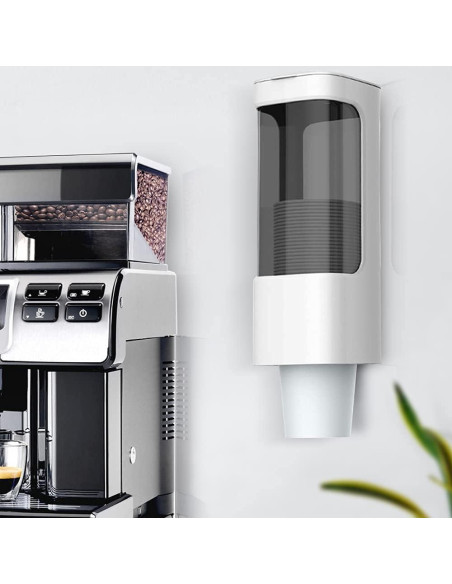 Dispensador de Tazas IWNTWY Blanco para Tazas de 3oz-5oz