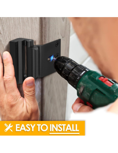 Cerradura de Refuerzo de Seguridad EverPlus para Puertas - Alta Seguridad a Prueba de Niños