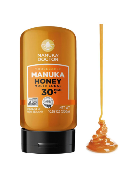 Miel de Manuka Multifloral Manuka Doctor MGO 30+ 300g Pura NZ