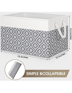 Cajas de Almacenamiento Plegables StorageTastic 3 Unidades 38x25x24cm 2