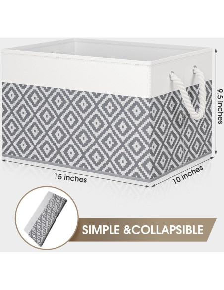 Cajas de Almacenamiento Plegables StorageTastic 3 Unidades 38x25x24cm