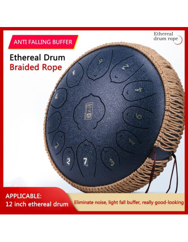 Cuerda Trenzada para Tambor de Lengua de Acero 30 cm