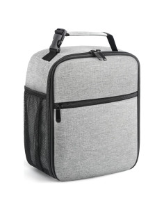 Bolsa de Almuerzo Aislada SRISE 15L Gris para Oficina y Picnic