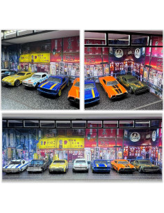 Estuche de Exhibición para Coches Diecast Caliente 1:64 LED 2