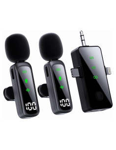 Micrófono Lavalier Inalámbrico Bonkyo T20 con Cancelación de Ruido