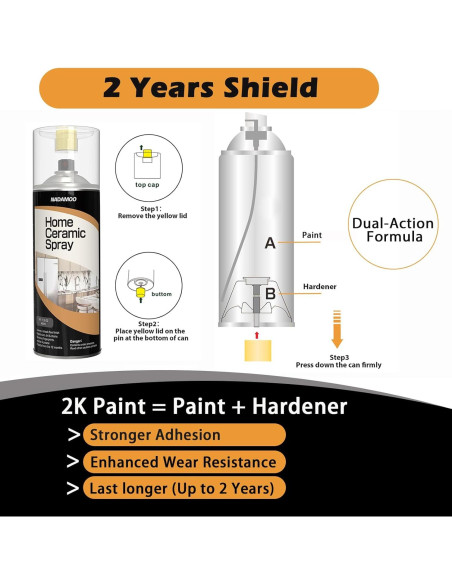 Spray Cerámico NADAMOO 2K 900ml - Protección Superficies