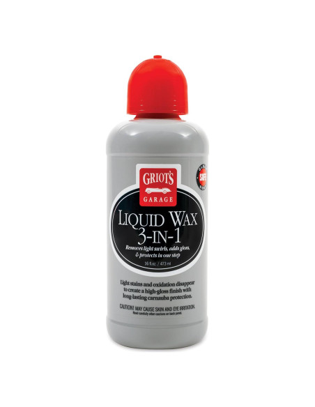 Cera Líquida 3-en-1 Griot's Garage 454g - Pulido y Protección