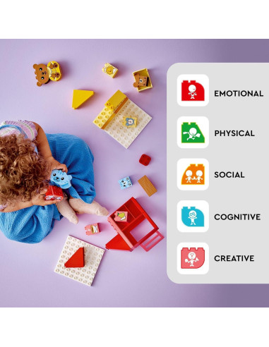 LEGO DUPLO Mis Primeras Rutinas Diarias: Comida y Dormir 28 Piezas