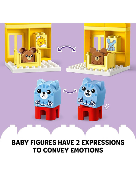 LEGO DUPLO Mis Primeras Rutinas Diarias: Comida y Dormir 28 Piezas