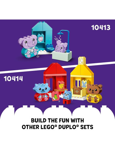 LEGO DUPLO Mis Primeras Rutinas Diarias: Comida y Dormir 28 Piezas