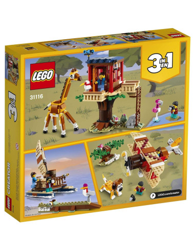 LEGO Creator 3en1 Casa del Árbol Safari 31116 - 397 Piezas