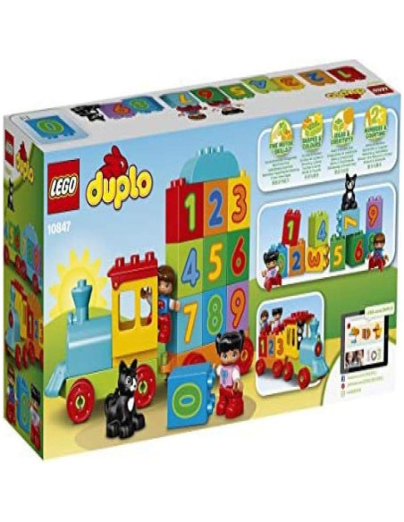 LEGO DUPLO Mi Primer Tren de Números 10847 - Juguete Educativo 23 Piezas