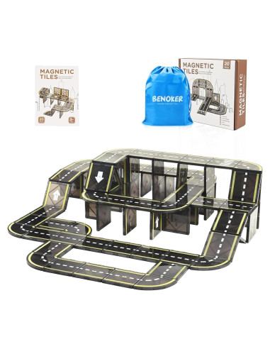 Juego de Piezas Magnéticas de Carretera BENOKER 0.72kg