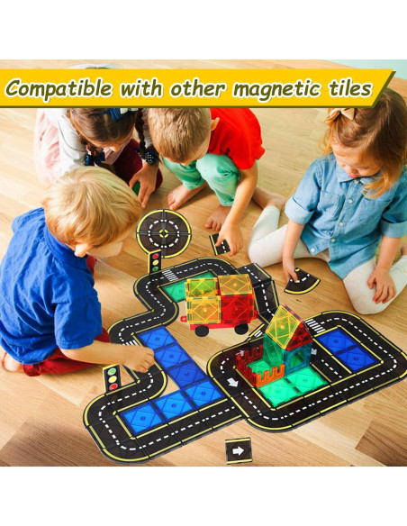 Juego de Piezas Magnéticas de Carretera BENOKER 0.72kg