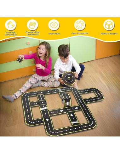 Juego de Piezas Magnéticas de Carretera BENOKER 0.72kg