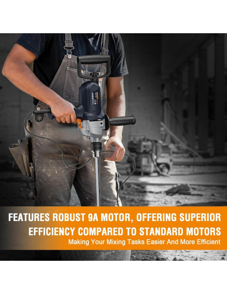 Mezclador Eléctrico MAXXT 1050W 600 RPM con Mango Multidireccional