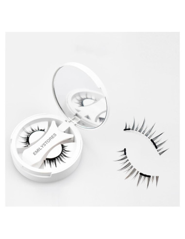 Juego de Pestañas Magnéticas Reutilizables Look Natural 1PC