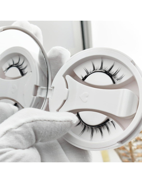 Juego de Pestañas Magnéticas Reutilizables Look Natural 1PC