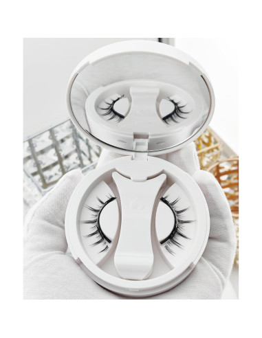 Juego de Pestañas Magnéticas Reutilizables Look Natural 1PC