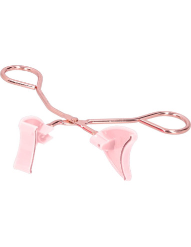 Aplicador de Pestañas Magnéticas Brrnoo Oro Rosa - Pinzas de Acero Inoxidable