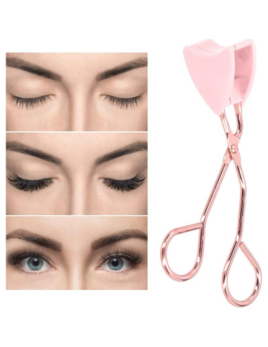 Aplicador de Pestañas Magnéticas Brrnoo Oro Rosa - Pinzas de Acero Inoxidable