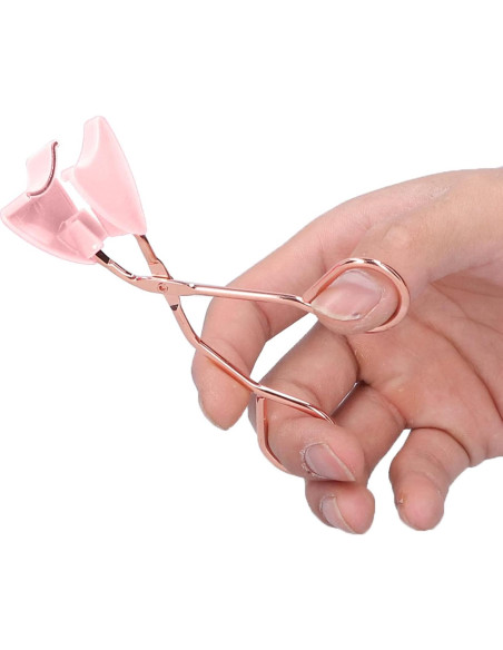 Aplicador de Pestañas Magnéticas Brrnoo Oro Rosa - Pinzas de Acero Inoxidable