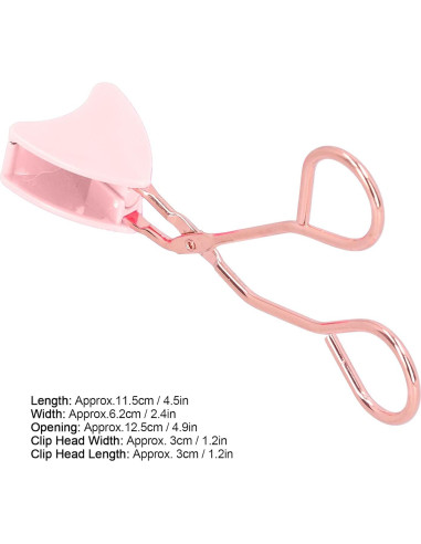 Aplicador de Pestañas Magnéticas Brrnoo Oro Rosa - Pinzas de Acero Inoxidable