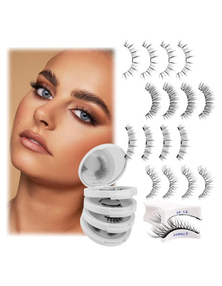 Pestañas Magnéticas FADLASH Reutilizables 4 Pares con Aplicador