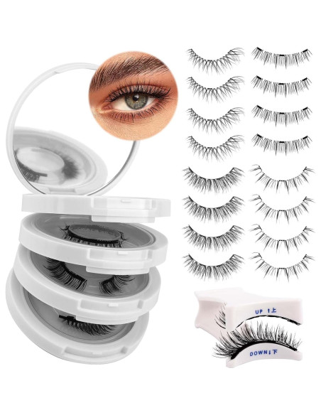 Pestañas Magnéticas FADLASH Reutilizables 4 Pares con Aplicador